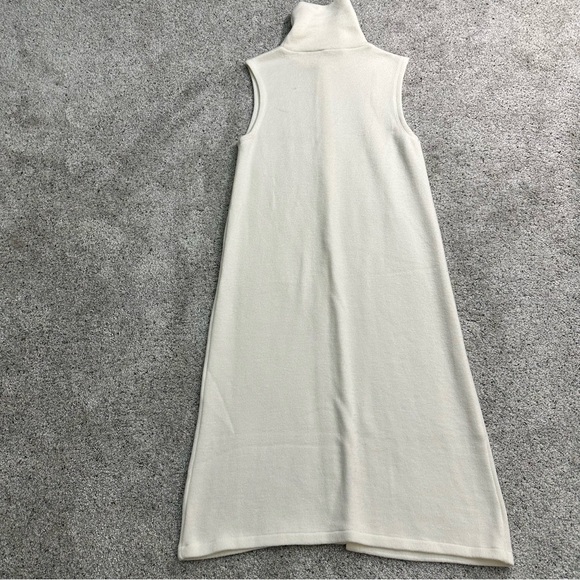 Zara Sleeveless Turtleneck Split Hem Long Sweater - Small - Picture 7 of 8